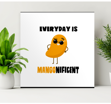 Vtipný citát s výtisky nabídky umění mango - TenStickers