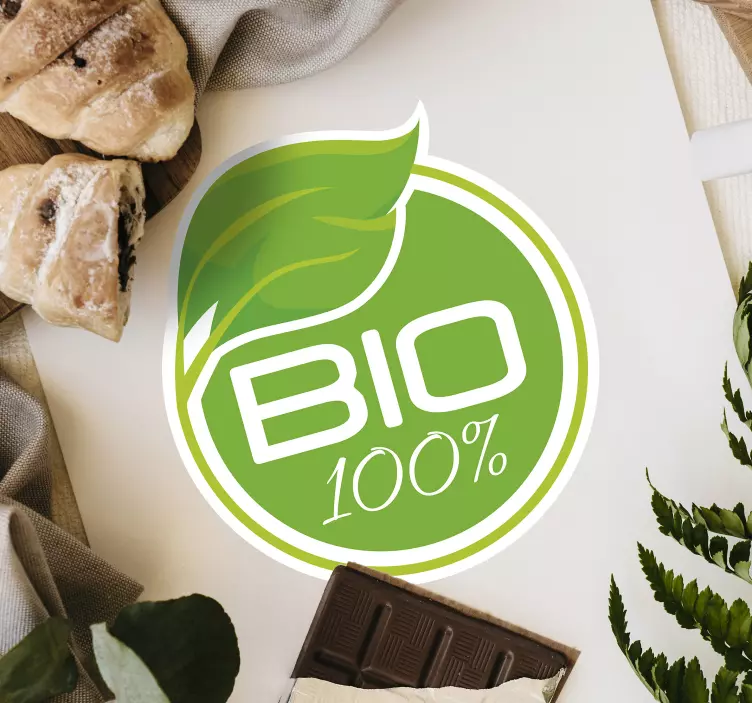 100% bio nástěnná vinylová nálepka - TenStickers