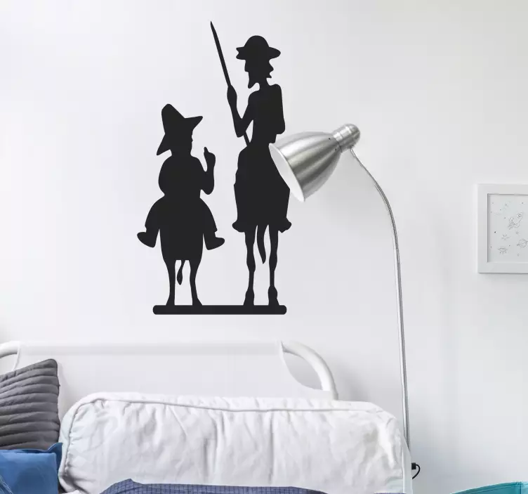 Nálepka don quixote a sancho - TenStickers