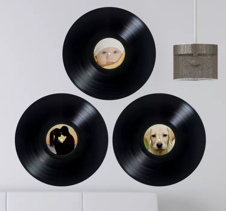Osobní samolepky vinylových desek - TenStickers