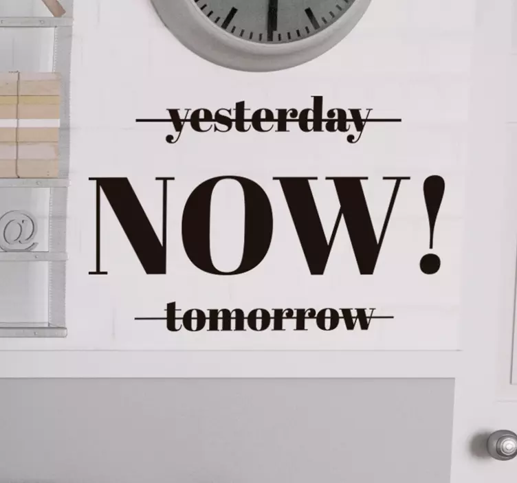 Nálepka fráze minimalismus motivační zeď - TenStickers