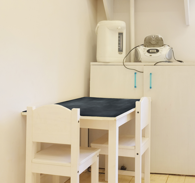 Pieza pizarra mesa samolepka černá tabule - TenStickers