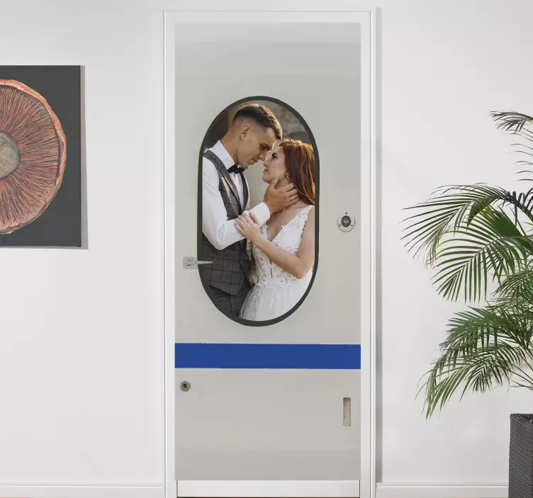 Vinylová samolepka na dveře metra - TenStickers