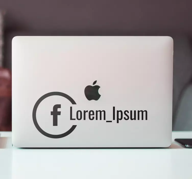 Facebook window pro firmy - TenStickers