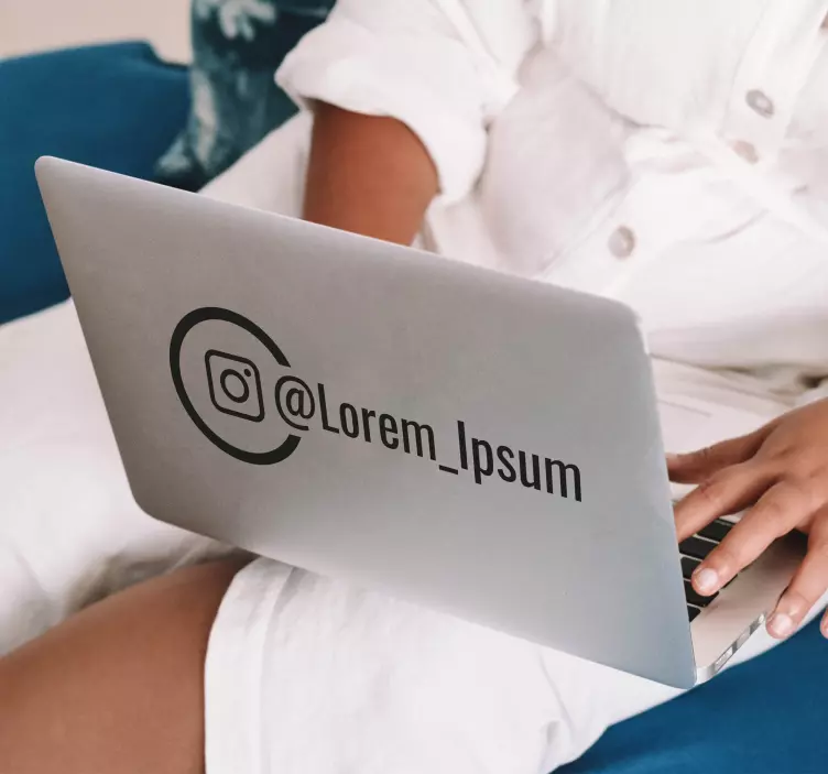 Samolepka na okno instagram na míru - TenStickers