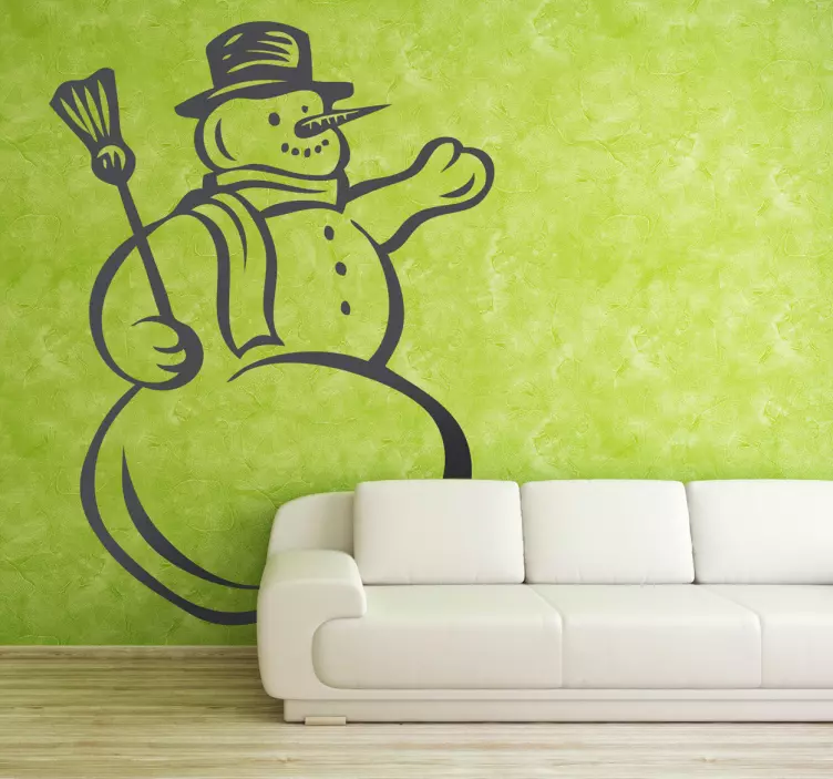Sněhulák nálepka - TenStickers