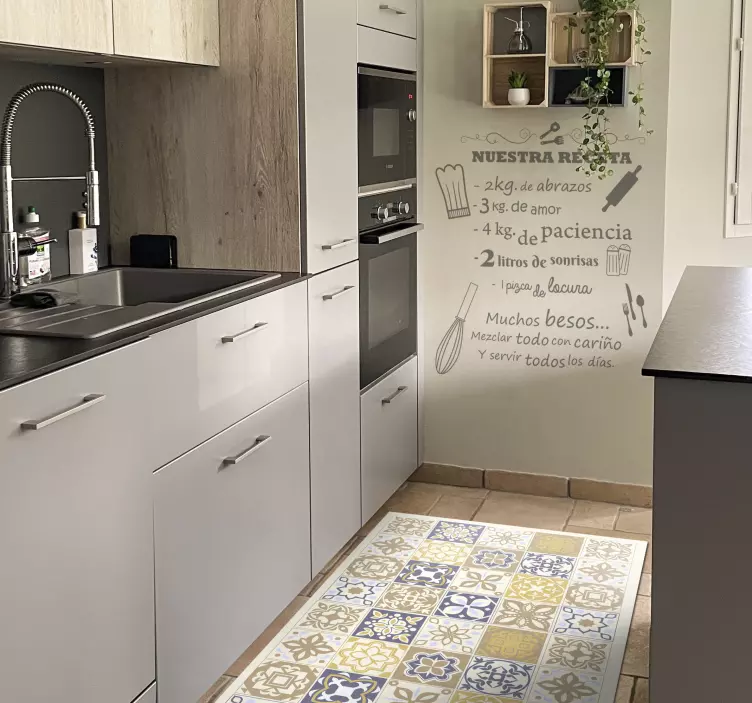 Vinilos para cocinas nuestra receta Zvířecí nálepka - TenStickers