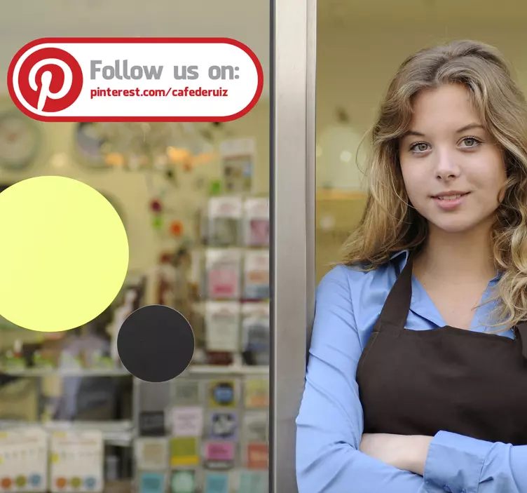 Nálepka pinterest znamení - TenStickers