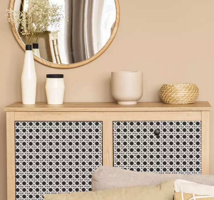 Moderní listový vzor Nábytek nálepka - TenStickers