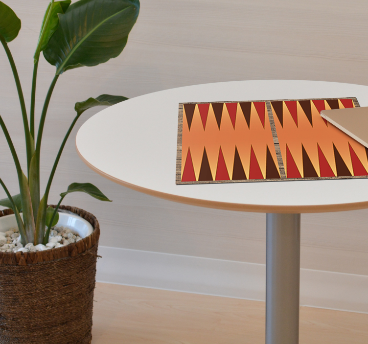 Backgammon board nálepka - TenStickers