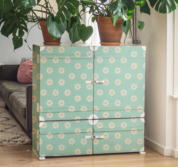 Sedmikrásky květiny obývací pokoj nástěnné dekor - TenStickers