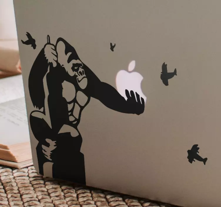 Nálepka na macbook z filmu king kong - TenStickers
