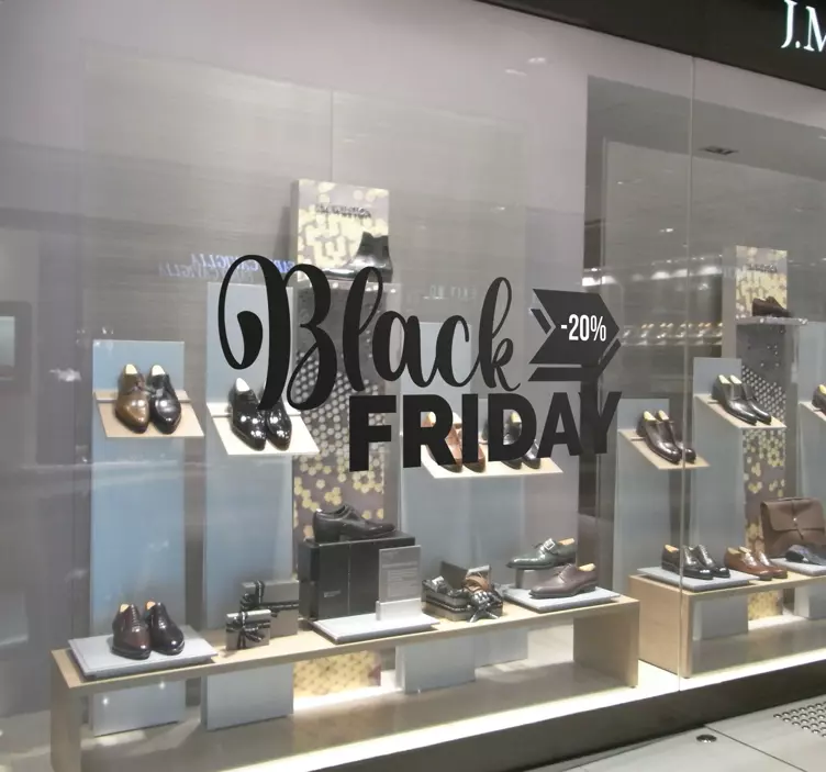 Personalizované samolepky black friday black friday - TenStickers