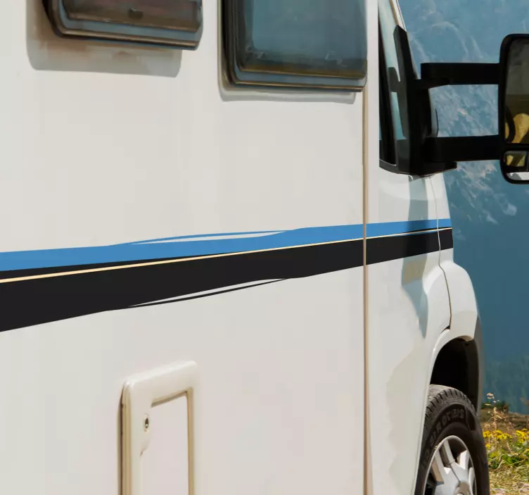 Postranních pásů karavan linie nálepka - TenStickers