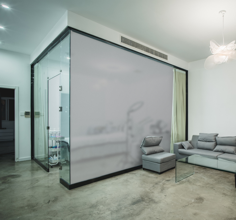 Průsvitná skleněná samolepka - TenStickers