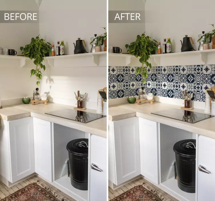 Dekorativní samolepka námořnické geometrické vzory - TenStickers