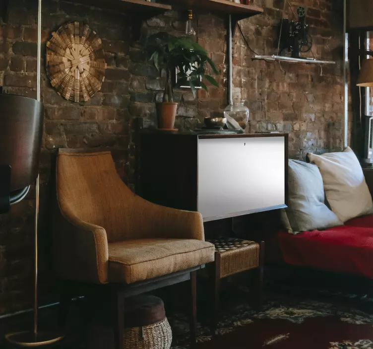 Bílé samolepky na nábytek - TenStickers