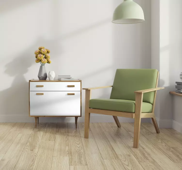 Bílé samolepky na nábytek - TenStickers