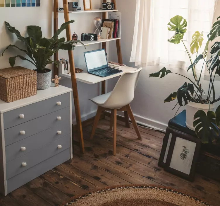 Šedá samolepka na nábytek jednobarevná - TenStickers