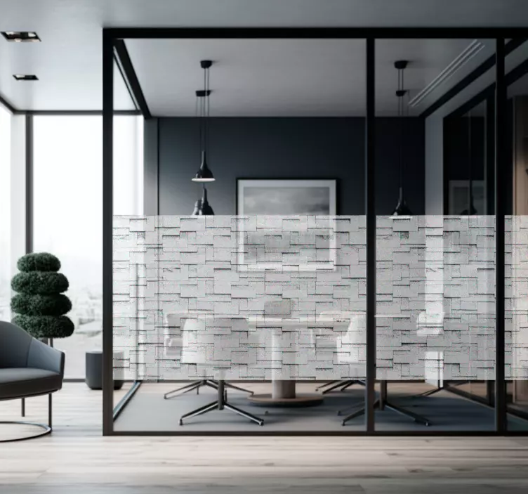 Translucidní textura Nálepka na okno - TenStickers