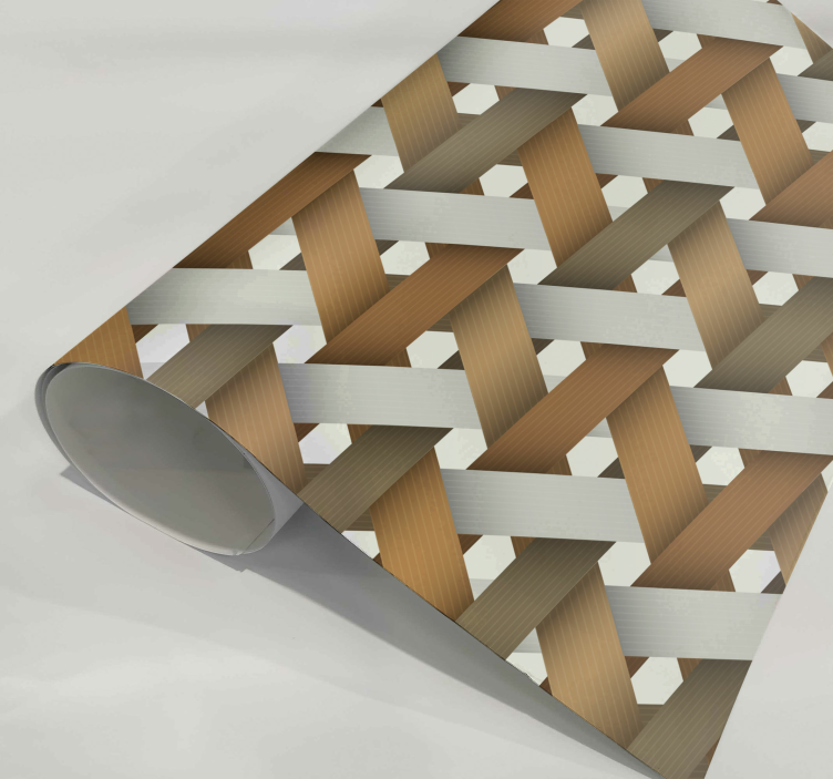 Bílé skandinávské dřevo Nábytek nálepka - TenStickers