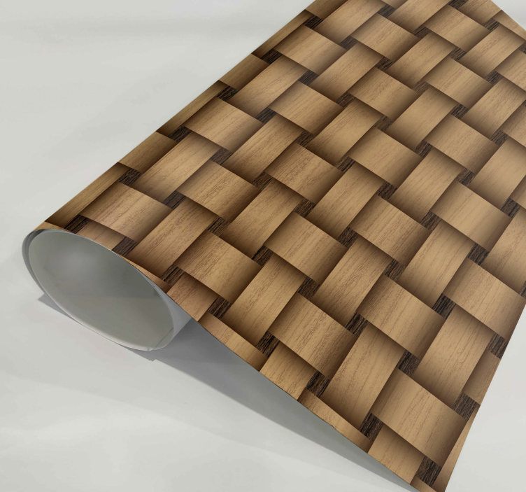 Dřevo se proplétá Nábytek nálepka - TenStickers