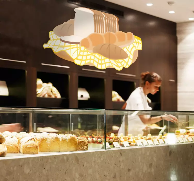 Nálepka na košík s chlebem - TenStickers