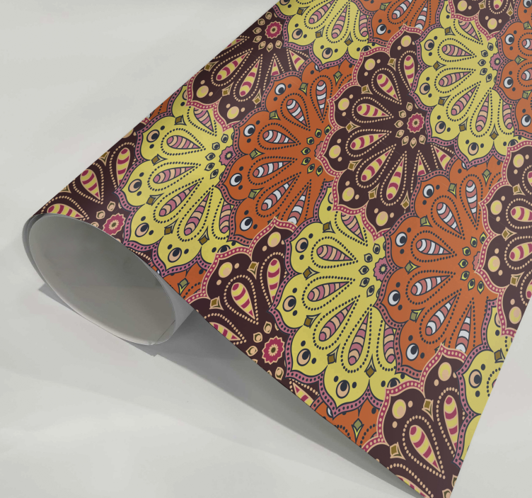 Abstraktní mandalaAbstraktní mandala je geometrická struktura, kt - TenStickers