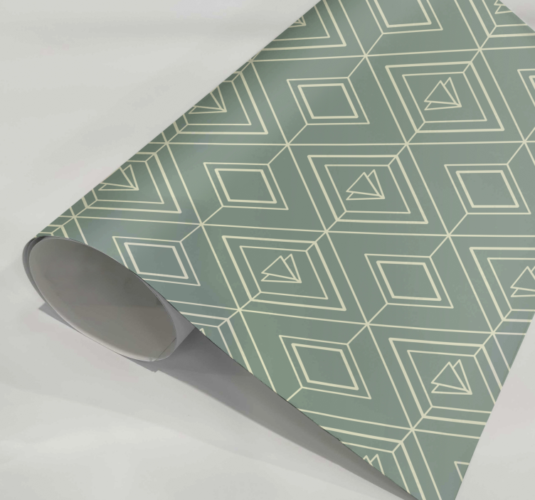 Geometrický vzor Art Deco Kuchyňská nálepka - TenStickers