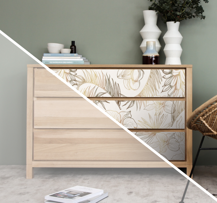 Obtisky na tropické květiny - TenStickers