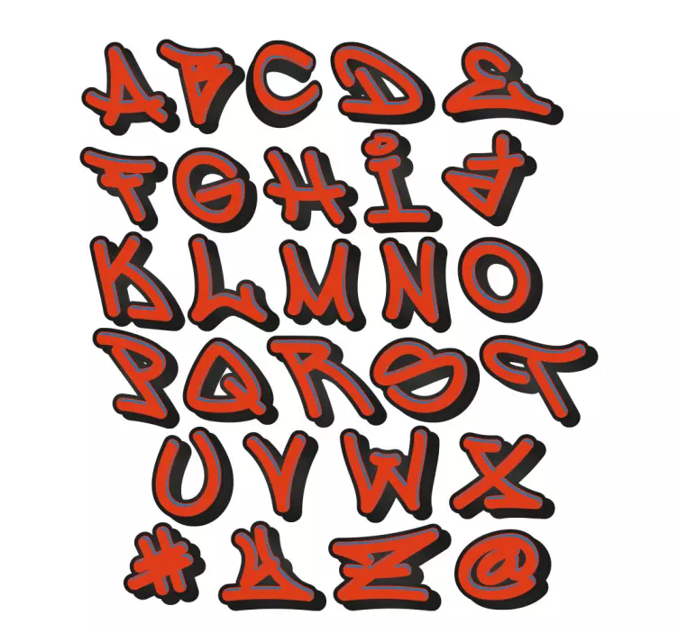 Graffiti konzole příkazy městské nálepky na zeď - TenStickers