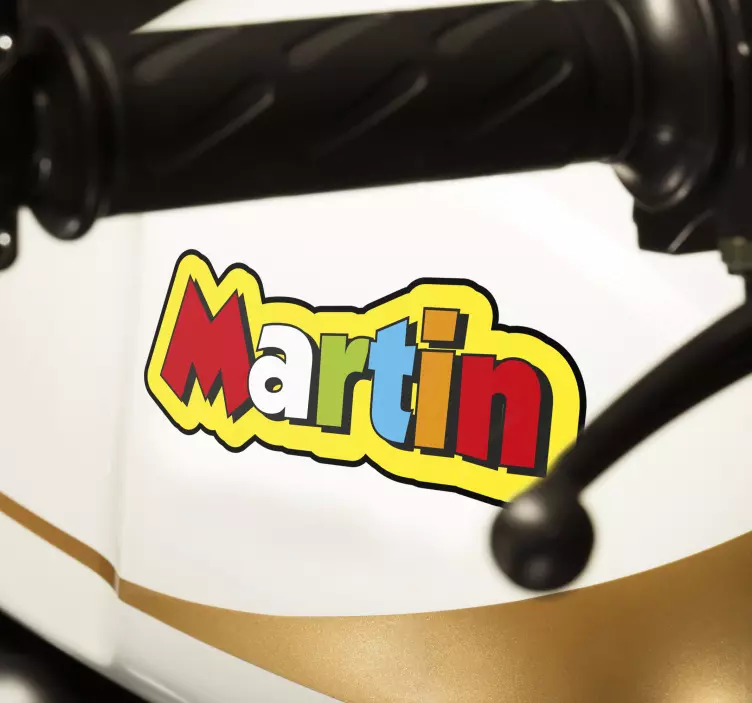 Personalizovaná vinylová nálepka rossi - TenStickers