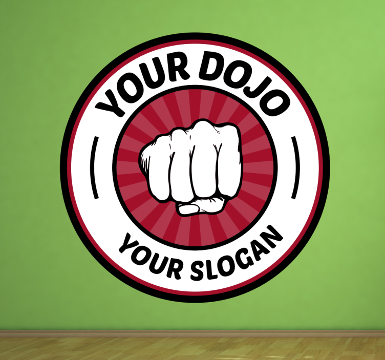 Přizpůsobitelná dojo nálepka - TenStickers