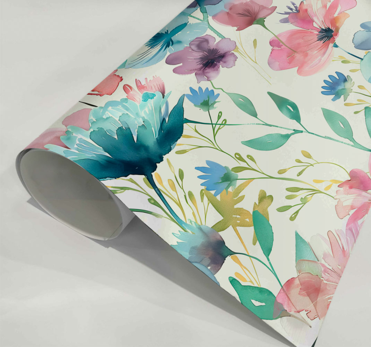 Květy v létě Květiny nálepka - TenStickers