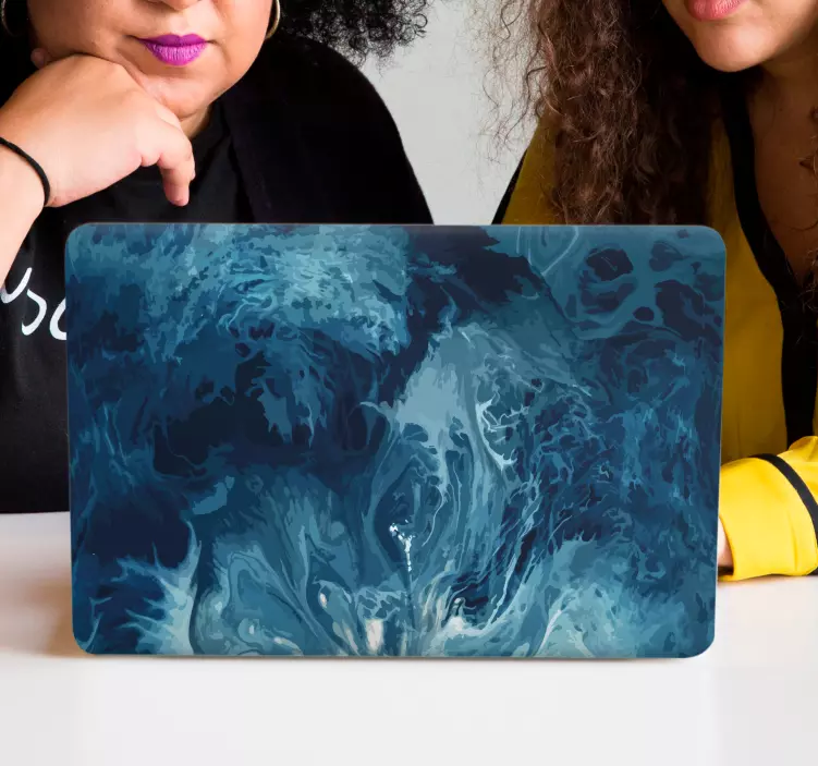 Abstraktní tekutý vzor Samolepka na notebook - TenStickers