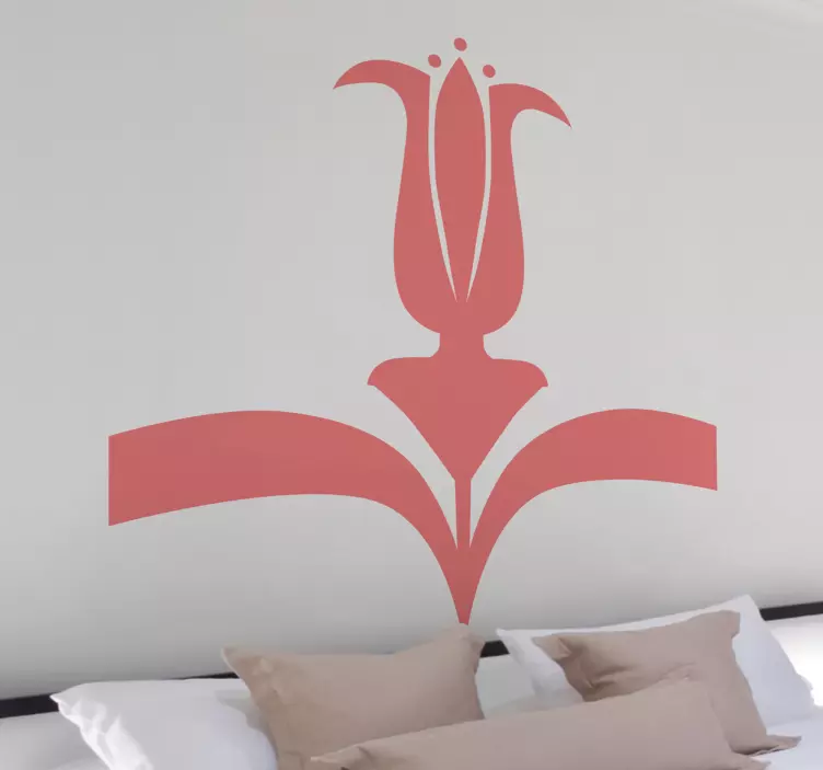 Abstraktní vagina nálepka - TenStickers