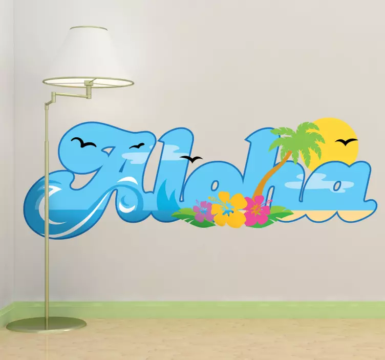 Aloha nálepka na zeď - TenStickers