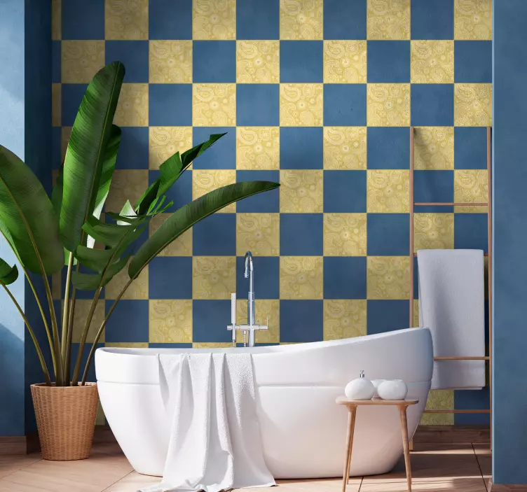 Nálepka na arabské paisley dekorace na zeď - TenStickers