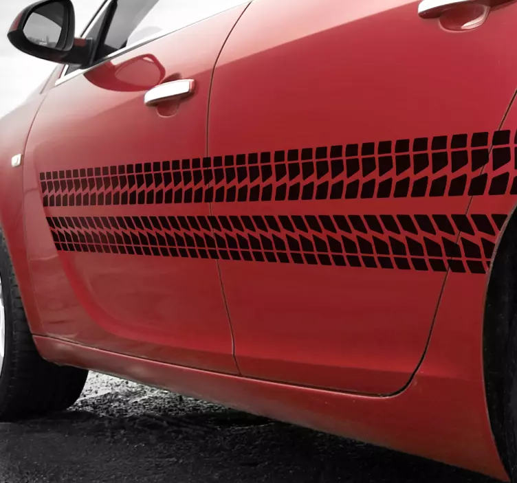 Auto kola na lineární samolepka na auto - TenStickers