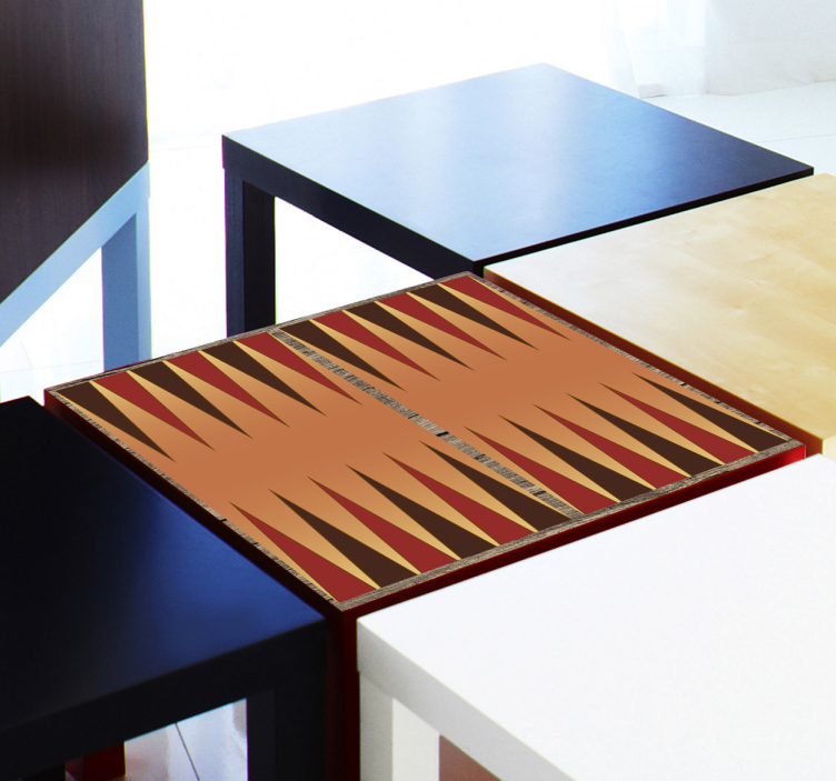 Backgammon board nálepka - TenStickers