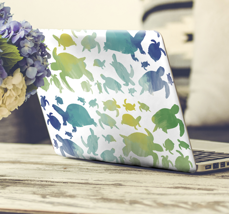 Nálepka barevné želvy pack - TenStickers