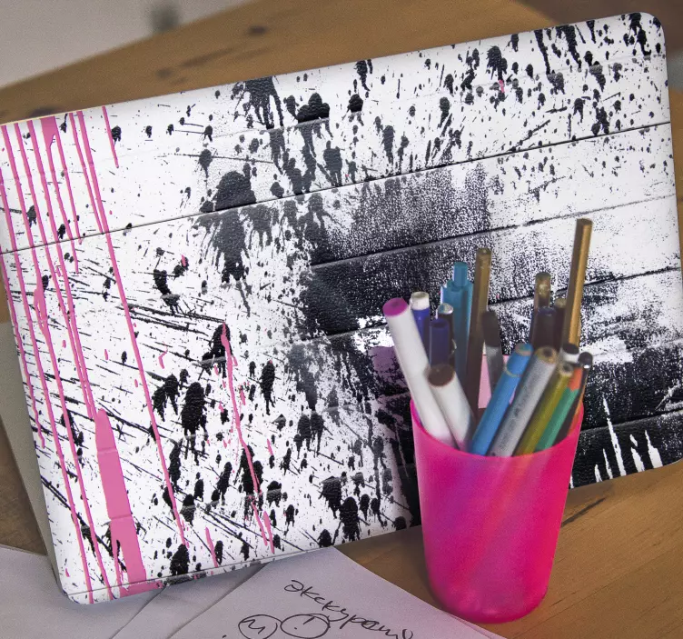 černá růžová barva ve spreji - TenStickers