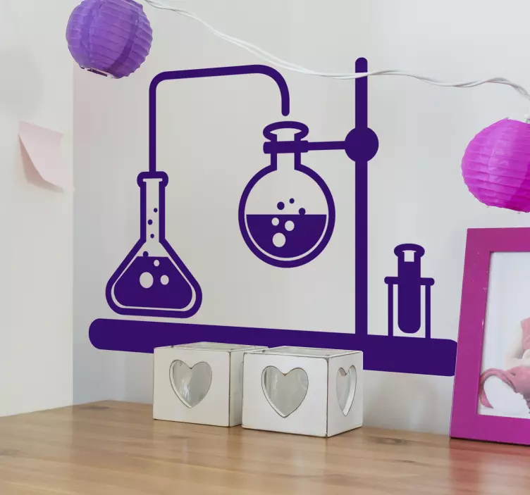 Nálepka chemie vědy vědy - TenStickers