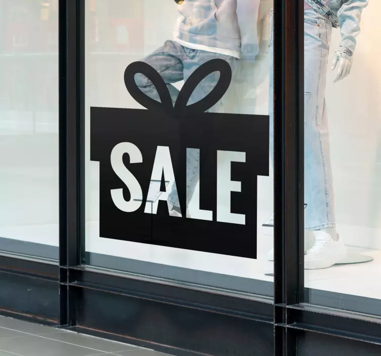 Dárková krabička Nálepka odbyt - TenStickers