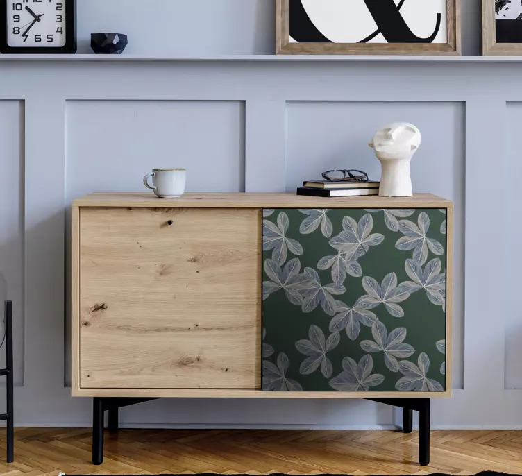 Dekorativní samolepka s botanickým listem - TenStickers