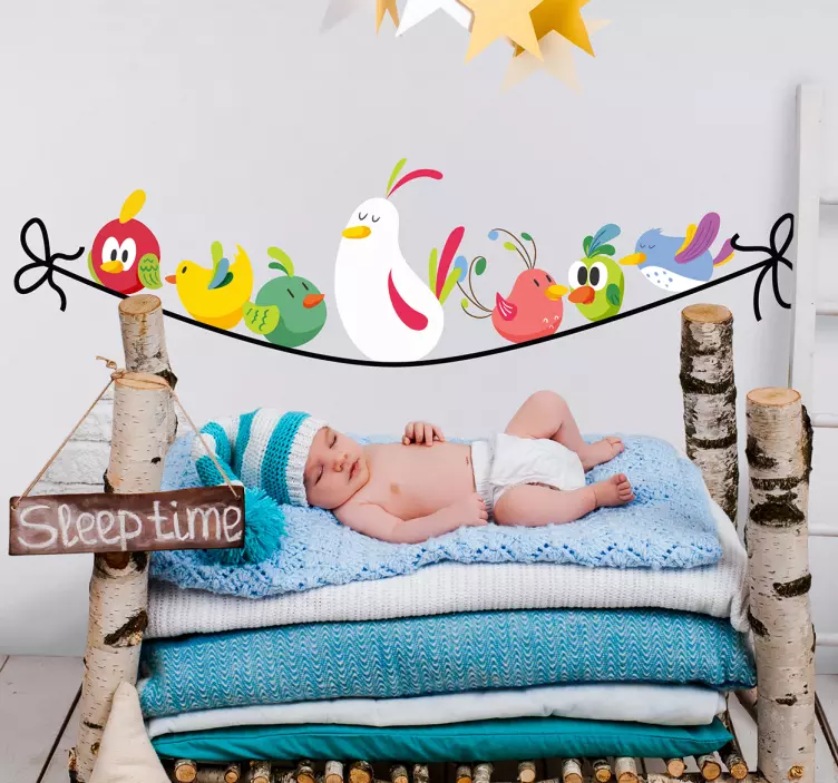 Samolepka ilustrace deštného pralesa - TenStickers