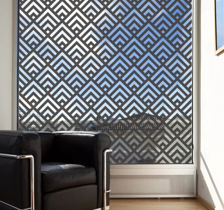 Nálepka okna ve tvaru diamanty - TenStickers