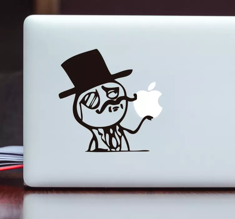 Nálepka pro nóbl chlapa meme laptop - TenStickers