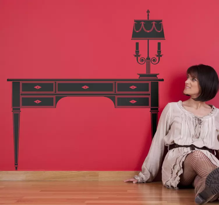 Elegantní stolní lampa Zvířecí nálepka - TenStickers