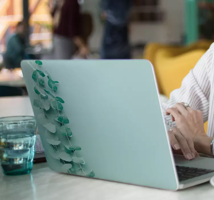 Eukalyptový obrázek nálepka pro notebook - TenStickers